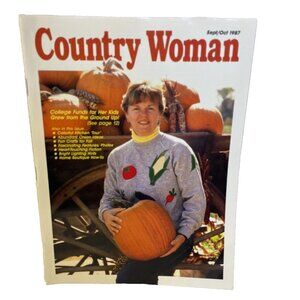 Country Woman Magazine Sept. Oct. 1987 Vol 17 No. 6 Cooking Crafts Design